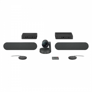 Logitech Rally Plus (1xCamera, 2xSpeaker, 2xMic, Table & Display Hub) – Image 1