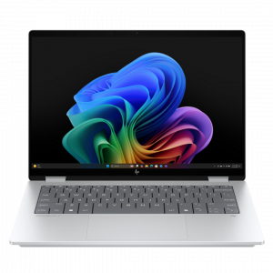 HP OmniBook X Flip AI Ultra 7-256V 14.0" 16 Go 1 To SSD W11H Glacier Silver Touch 12M – Image 1