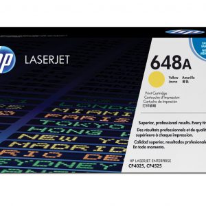 HP 648A Yellow Original LaserJet Toner CartridgeHP CLJ CP4025/4525 Yellow Crtg – Image 1