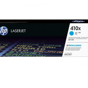 HP 410X High Yield Cyan Original LaserJet Toner CaHP CLJ M452/MFP M377/MFP M477 Cyan Crtg – Image 1
