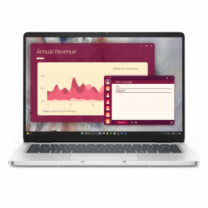 DELL LAPTOP Dell Pro 14 PC14250 14'' Core5-120U 8Go 512Go SSD Ubuntu Gris 36 Mois – Image 1