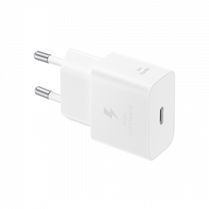 SAMSUNG 25W wall charger C-to-C with C-To-C Cable white – Image 1