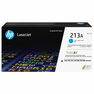 HP 213A Cyan Original LaserJet Toner Cartridge 3000 pages pour 6701dn series 3M – Image 1