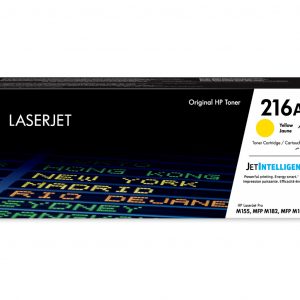 HP 216A Yellow Original LaserJet Toner Crtg 850 Pages pour M155, MFP M182, MFP M183, MFP M183fw – Image 1