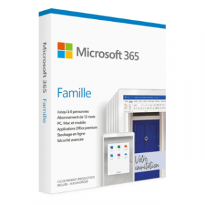 MICROSOFT M365 FAMILY FRENCH SUBSCR 1YR AFRICA ONLY MEDIALESS EMERGING MARKET P10 – Image 1