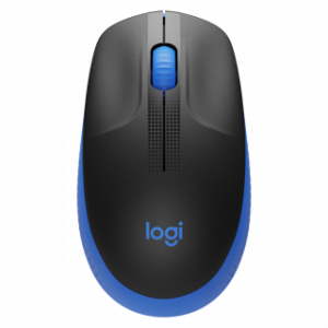 LOGITECH M190 FULL-SIZE WIRELESS MOUSE - BLUE - EMEA 12M – Image 1