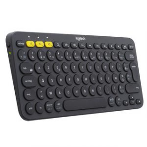LOGITECH K380 MULTI-DEVICE BLUETOOTH® KEYBOARD - DARK GREY - FRA - CENTRAL 12M – Image 1
