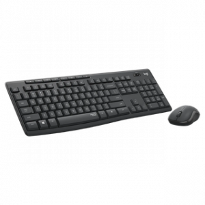 LOGITECH PACK CLAVIER/SOURIS MK295 SILENT BLUETOOTH WIRELESS COMBO-GRAPHITE-FRA-2.4GHZ 12 MOIS – Image 1