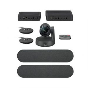LOGITECH RALLY PLUS (1XCAMERA, 2XSPEAKER, 2XMIC, TABLE & DISPLAY HUB) – Image 1