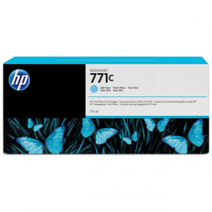 HP 771C 775-ML LIGHT CYAN DESIGNJET INK CARTRIDGEHP DESIGNJET Z6800 – Image 1