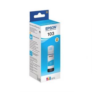 EPSON 103 ECOTANK CYAN INK BOTTLE – Image 1