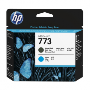 HP 773 MATTE BLACK/CYAN DESIGNJET PRINTHEADHP DESIGNJET Z6800 – Image 1