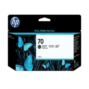 HP 70 130-ML MATTE BLACK DESIGNJET INK CARTRIDGEHP DESIGNJET
3100/2100/5400/6600/PHOTSM8800/9100 – Image 1