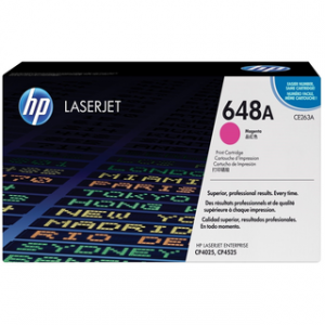 HP 648A MAGENTA ORIGINAL LASERJET TONER CARTRIDGEHP CLJ CP4025/4525 MAGENTA CRTG – Image 1