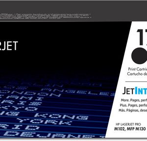 HP 17A BLACK ORIGINAL LASERJET TONER CARTRIDGEHP LJ M102/M130 MFP BLACK CRTG – Image 1