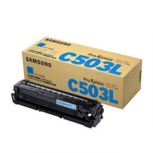 SAMSUNG CLT-C503L H-YLD CYAN TONER CRTG – Image 1