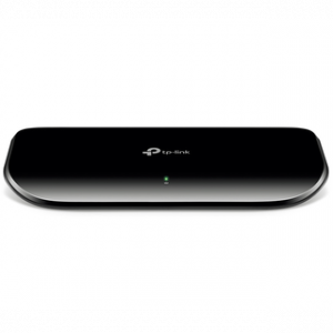 TPLINK 8-PORT DESKTOP GIGABIT SWITCH, 8 10/100/1000M RJ45 PORTS, PLASTIC CASE – Image 1