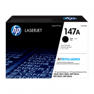 HP 147A BLACK LASERJET TONER CARTRIDGE 10 500 PAGES POUR M610, M611, M612, MFP M635, MFP M636 – Image 1