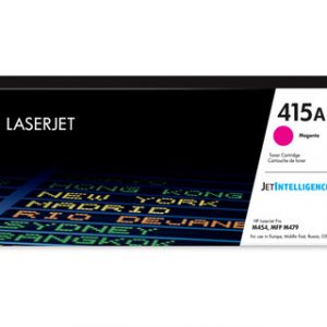 HP 415A MAGENTA ORIGINAL LASERJET TONER CARTRIDGEPOUR LA SÉRIE M454 & M479 MFP 2100 PAGES – Image 1
