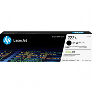 HP 222A BLACK ORIGINAL LASERJ TONER 1300 PAGES FOR CLJ PRO 3203DW CLJ PRO MFP 3303FDN 3303FDW 3M – Image 1