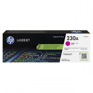 HP 230A MAGENTA LASERJET TONER CARTRIDGE 1800 PAGES POUR LASER PRO SFP 4203 & MFP 4303 SÉRIES 3 MOIS – Image 1