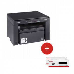 CANON LASER I-SENSYS MF3010 MFP MONO 3EN1 18 PPM A4 + 2TONERS CARTRIDGE 725 24M – Image 1