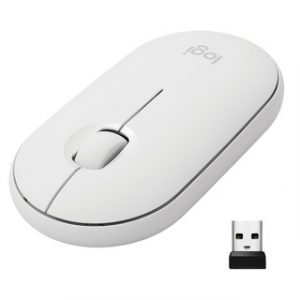 LOGITECH PEBBLE M350 WIRELESS MOUSE - OFF-WHITE - EMEA 12M – Image 1