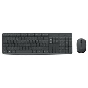 LOGITECH® MK235 WIRELESS KEYBOARD AND MOUSE - GREYFRA - 2.4GHZ - N/A - CENTRAL -
(GREY KEYS GREY BTM – Image 1