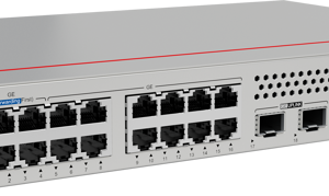 HUAWEI S110-16T2S (16*10/100/1000BASE-T PORTS, 2*GE SFP PORTS, BUILT-IN AC POWER, FANLESS) – Image 1