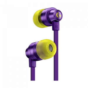 LOGITECH G333 WIRED GAMING EARPHONES - PURPLE - 3.5 MM – Image 1