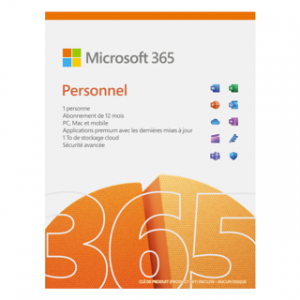 MICROSOFT M365 PERSONAL FRENCH SUBSCR 1YR AFRICA ONLY MEDIA LESS P10 – Image 1