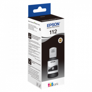 EPSON 112 ECOTANK PIGMENT BLACK INK BOTTLE – Image 1