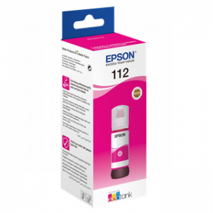 EPSON 112 ECOTANK PIGMENT MAGENTA INK BOTTLE – Image 1