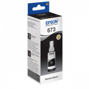 EPSON BLACK INK BOTTLE 70ML POUR L800 – Image 1