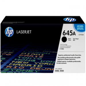 HP 645A BLACK ORIGINAL LASERJET TONER CARTRIDGEHP CLJ 5500 BLACK CRTG – Image 1