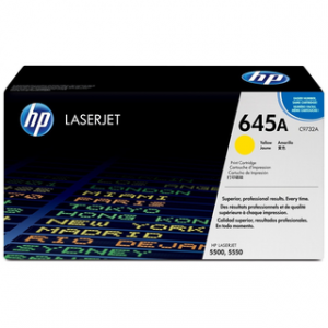 HP 645A YELLOW ORIGINAL LASERJET TONER CARTRIDGEHP CLJ 5500 YELLOW CRTG – Image 1