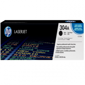 HP 304A BLACK ORIGINAL LASERJET TONER CARTRIDGEHP CLJ CP2025 BLACK CRTG – Image 1