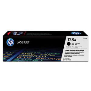 HP 128A BLACK ORIGINAL LASERJET TONER CARTRIDGEHP CLJ CP1525/CM1415 BLACK CRTG – Image 1