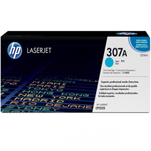 HP 307A CYAN ORIGINAL LASERJET TONER CARTRIDGEHP CLJ CP5225 CYAN CRTG – Image 1