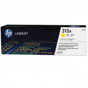 HP 312A YELLOW ORIGINAL LASERJET TONER CARTRIDGE HP CLJ M476 YELLOW CRTG – Image 1