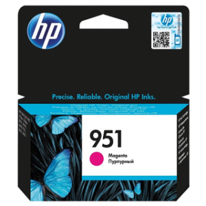 HP 951 MAGENTA ORIGINAL INK CARTRIDGEHP OFFICEJET PRO
251/276/8100/8600/8610/8616/8620 – Image 1