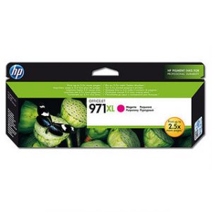 HP 971XL HIGH YIELD MAGENTA ORIGINAL INK CARTRIDGEHP OFFICEJET PRO
X451/X476/X551/X576 – Image 1
