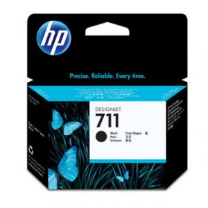HP 711 80-ML BLACK DESIGNJET INK CARTRIDGE HP DESIGNJET T520 /T120 – Image 1