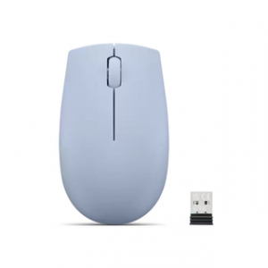 LENOVO 300 WIRELESS COMPACT MOUSE (FROST BLUE) WITH BATTERY FROST BLUE – Image 1