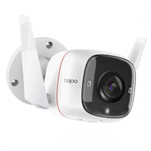 TPLINK OUTDOOR SECURITY WI-FI CAMERA SPEC: 3MP, 2.4 GHZ, 2T2R, 2 × EXTERNAL ANTENNAS – Image 1
