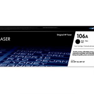 HP 106A BLACK ORIGINAL LASER TONER CARTRIDGE 1000PAGES POUR HP 107/135/137 SÉRIES – Image 1