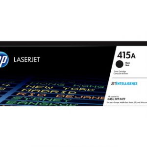HP 415A BLACK ORIGINAL LASERJET TONER CARTRIDGE
POUR LA SÉRIE M454 & M479 MFP 2400 PAGES – Image 1