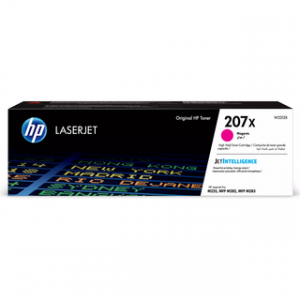 HP 207X MAGENTA ORIGINAL LASERJET TONER CRTG 2450PAGES POUR M255DW, M282NW, M283FDN, M283FDW – Image 1