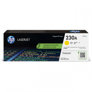 HP 230A YELLOW LASERJET TONER CARTRIDGE 1800 PAGES POUR LASER PRO SFP 4203 & MFP 4303 SÉRIES 3 MOIS – Image 1