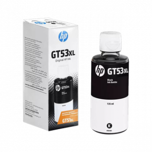 HP GT53 135ML BLACK ORIGINAL INK BOTTLE 6000 PAGES POUR HP INK TANK 615 515 – Image 1